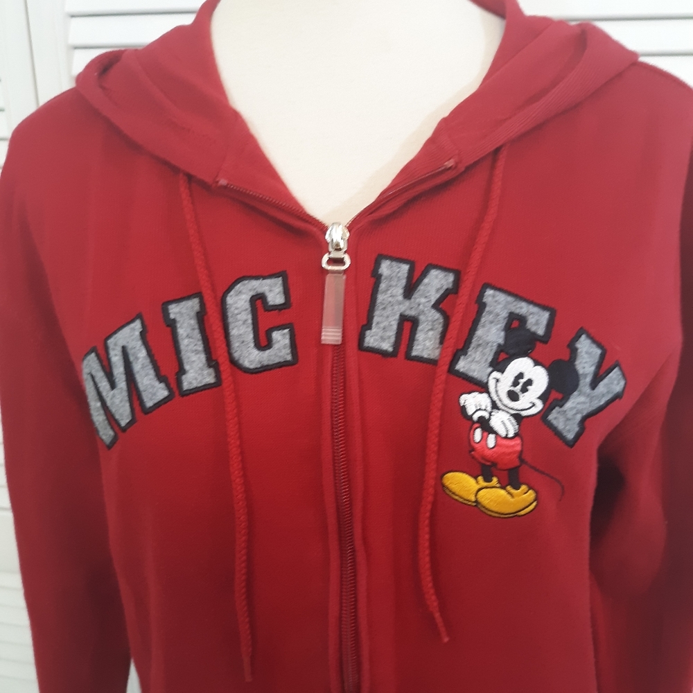 Disney vtg Mickey Mouse hoodie jacket sz small *R - Picture 2 of 5